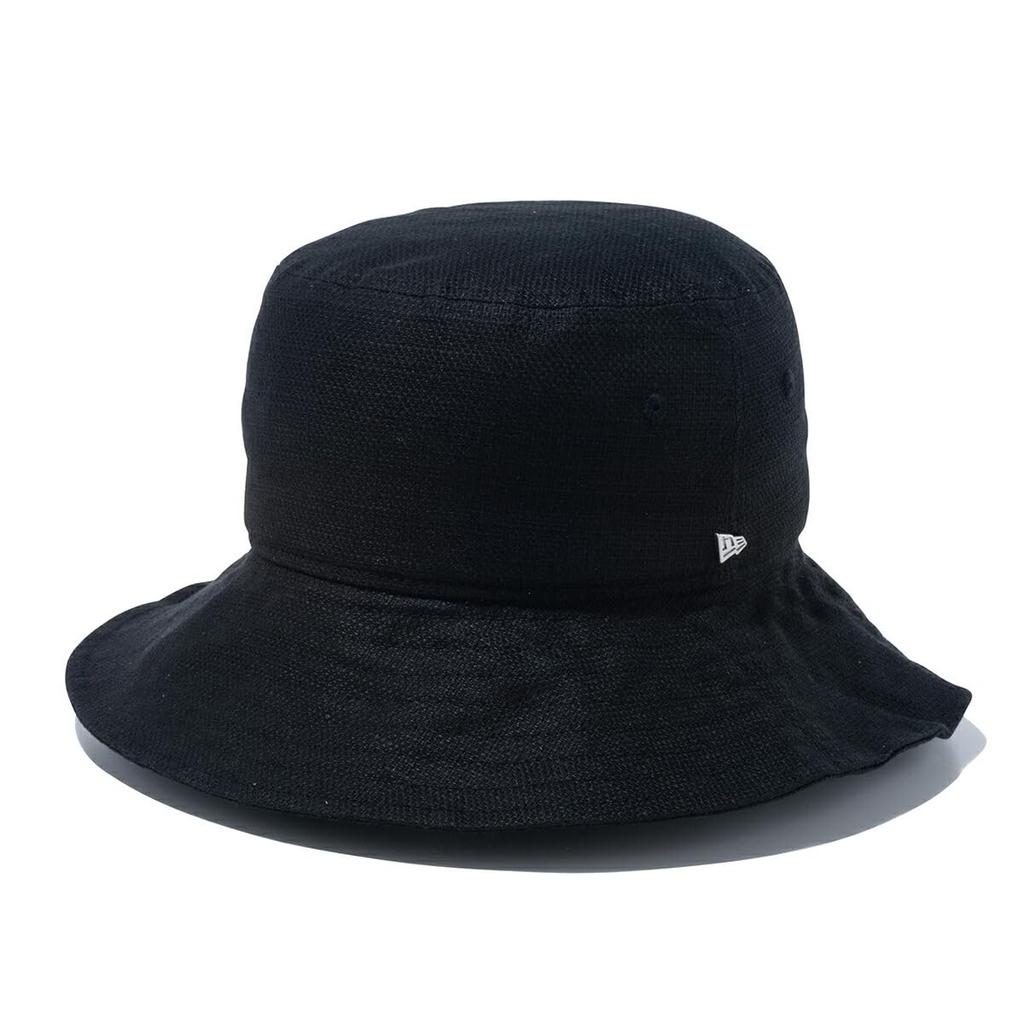[New Era] Bucket Hat Cotton Linen Black ML BUCKET03 COTTON FLAX BASIC BLK