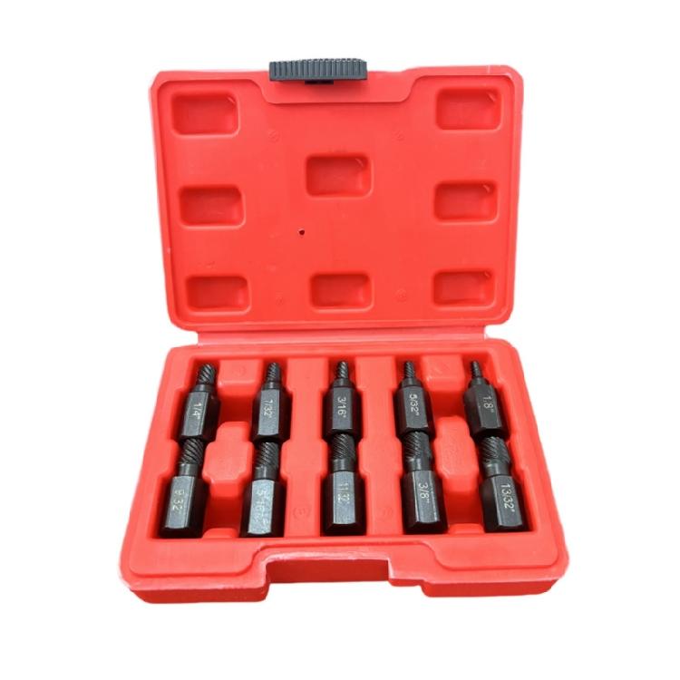 10Pcs Professional Screw Extractor Set Rusty Bolt & Stripped Screw Removal Tool Set for Men,Gift for DIY Enthusiasts