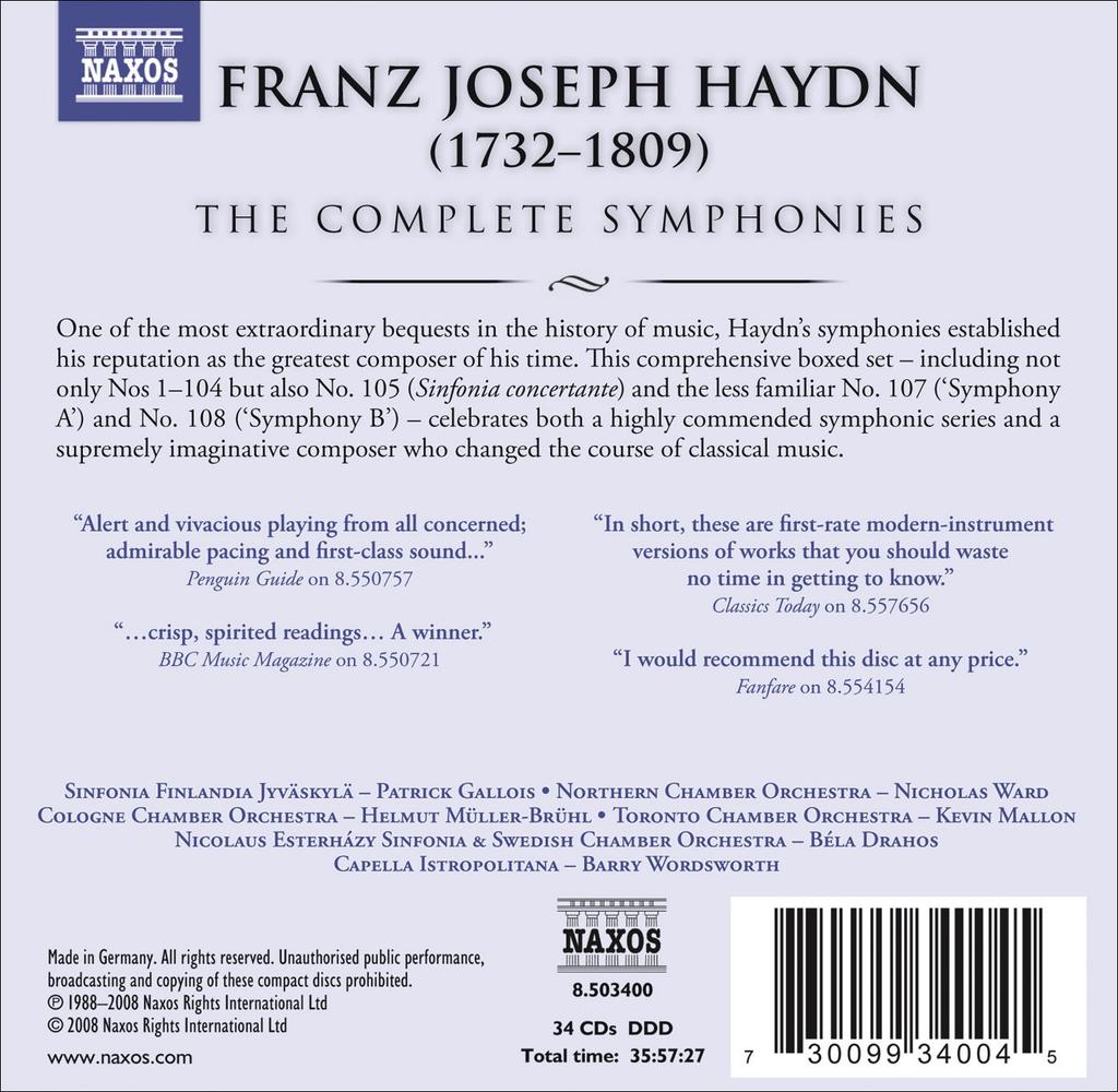 Complete Symphonies =box=