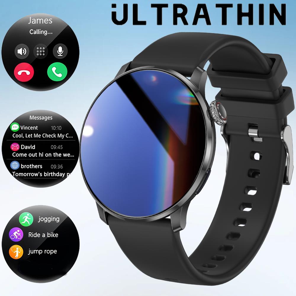 

NEW 8MM Ultra-thin body Fashion SmartWatch 1.43 AMOLED HD Screen Women s Health Heart Rate Bluetooth Call Woman Smart Watch