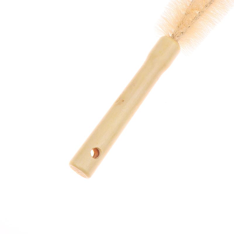 Kitchen Cleaning Tools Drink Bottles Glass Scrubbers Cleaning Brush Wooden Bottle Cleaning Brush With Long Handle