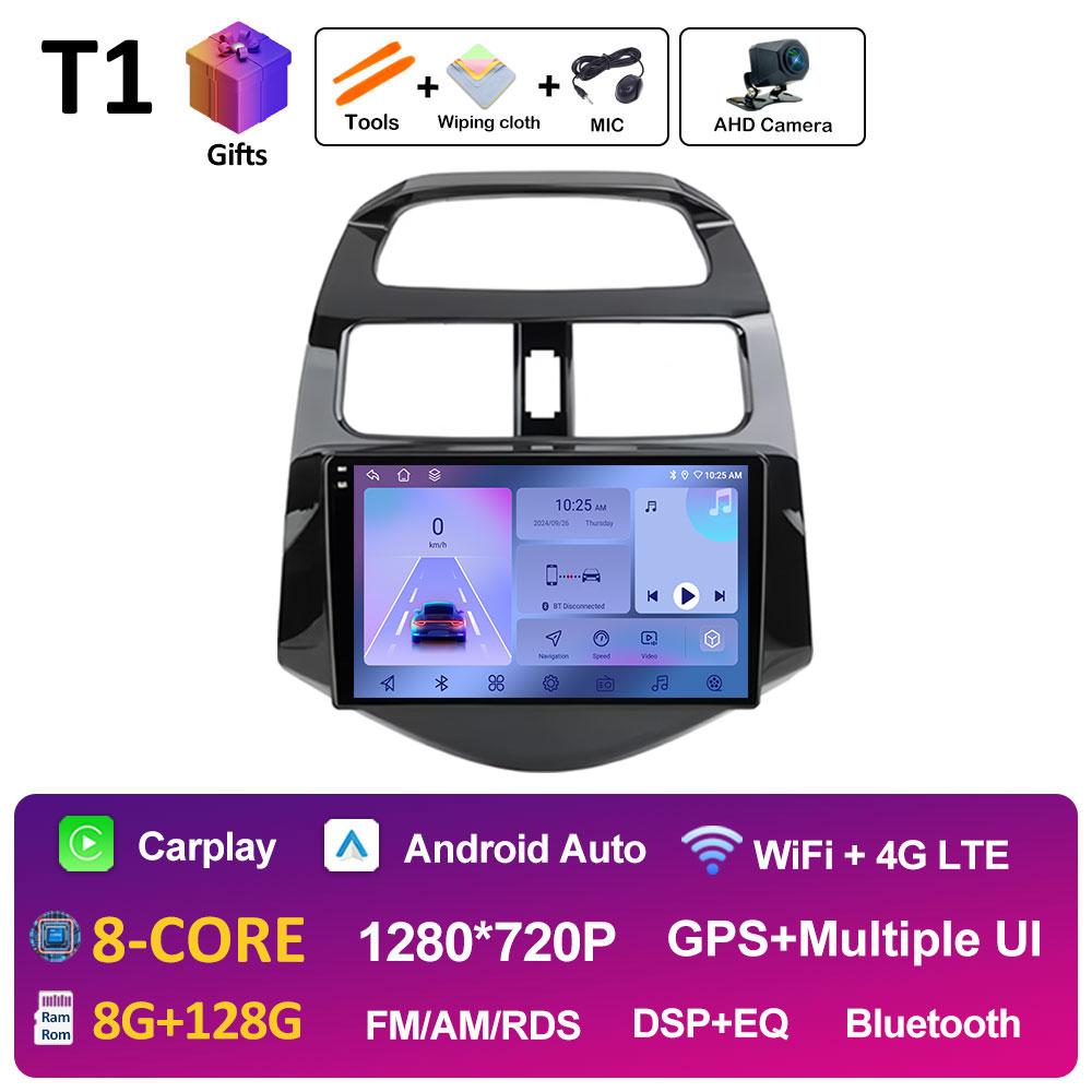 Android 14 Car Video For Chevrolet Spark Beat Matiz Creative 2010 2011 2012 2013 2014 Radio Player GPS Navigation Auto Tools 4G