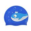 Dinosaur Kids' Waterproof Silicone Swim Cap – Comfortable Fit, Ear & Hair Protection, Cute Cartoon Design for Boys & Girls