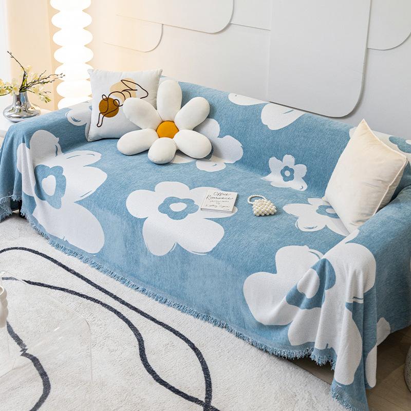 Sofabezug, kratzfest, Sofabezug, Stoff, Ins Style, Bezug, Handtuch, Vollbezug, Stoff, nordisches Sofatuch, All-Inclusive-Universalbezug