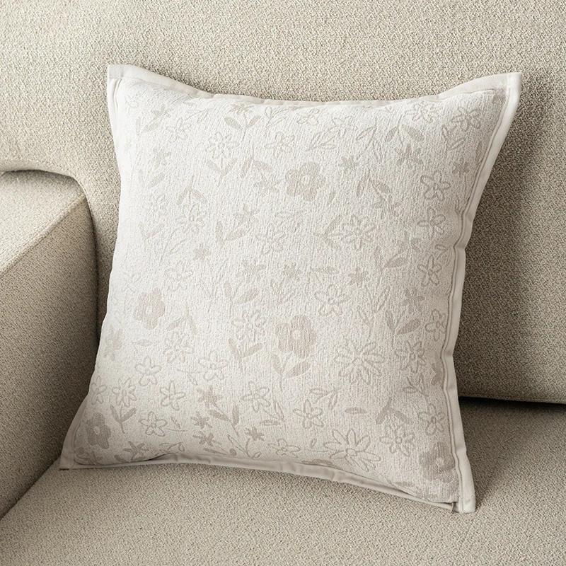 Skin-friendly Chenille Pillow Cover Cushion Cover (excluding Filling) Living Room Sofa Decoration Cushion Cover