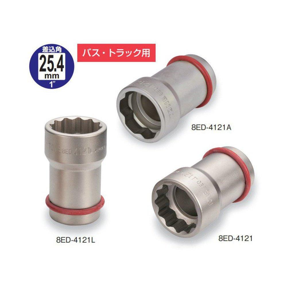 TONE Electric Tire Wrench Dedicated Foil Nut Combination Socket Drive Angle Width Across Flats 41 X 21mm (12 Squares) 8ED-4121A 25.4mm (1")