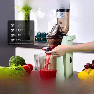 Compact Household Electric Juicer - Silent Operation, Efficient Juice and Pulp Separation, Ideal for Fruits