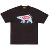 HUMAN MADE Stores Exclusive Animal Graphic T-Shirt Harajuku Polar Bear Black