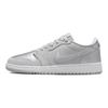 Air Jordan 1 Retro Low OG GS Metallic Silver Kinder-Sneaker Grau Neutralgrau Weiß CZ0858-002