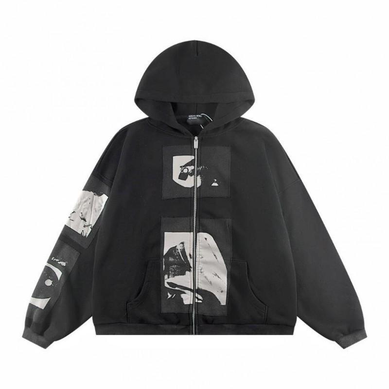 Túlméretezett mosott pamut kapucnis pulóver betűnyomattal Uniszex Streetwear Őszi alkalmi pulóver