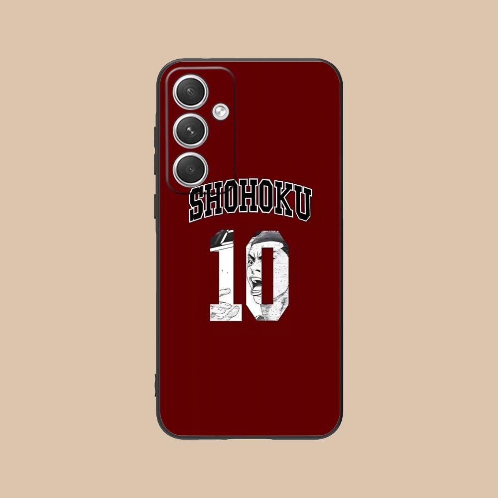 Anime Slam Dunks Phone Case for Samsung Galaxy S26 S25 S24 S23 S22 S21 S20 Note20 Plus FE Ultra Colorful Cover Cover Cellphones