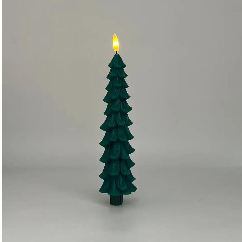 LED Christmas Pinecone Candle Light - Paraffin Holiday Decoration Atmosphere Modeling Light