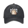 Biber Meme Niedlicher Lustiger Biber Baseballkappe Vintage Used Denim Kurwa Sonnenkappe Unisex Outdoor Alle Jahreszeiten Reise Weiche Kappen Hut
