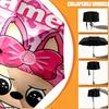 Custom Name Personalized Labubu Print Umbrella, Auto Open Close, 8‑Rib Sturdy Frame, Commute Camping Hiking Use, Birthday Gift
