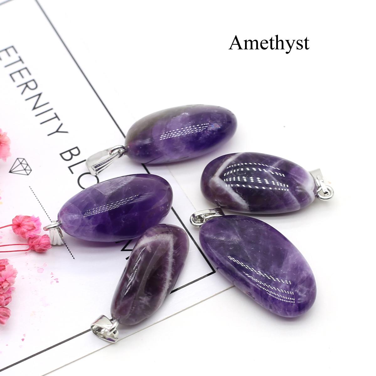 

5 шт., Богемский хрустальный кулон с целительным рейки, уникальная энергия натурального камня агата, подвески для ожерелья своими руками, брелок, аксессуары, подарки для творчества 5Pcs/Set-1.5x2.5cm