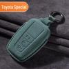 Toyota Wildleder Schlüsselhülle für Camry, Corolla, RAV4, Highlander und mehr. Mit Asia-Drachen-Design.