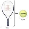 Set rachete de tenis Wilson, 2 rachete Bear + 2 mingi, 21 inchi (pentru copii mici până la elevii de școală primară)