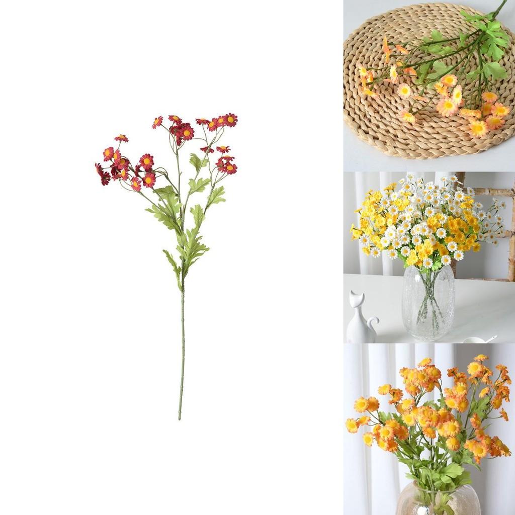 Silk Mimic Chrysanthemum Floral Arrangement For Home Party And Photography Use