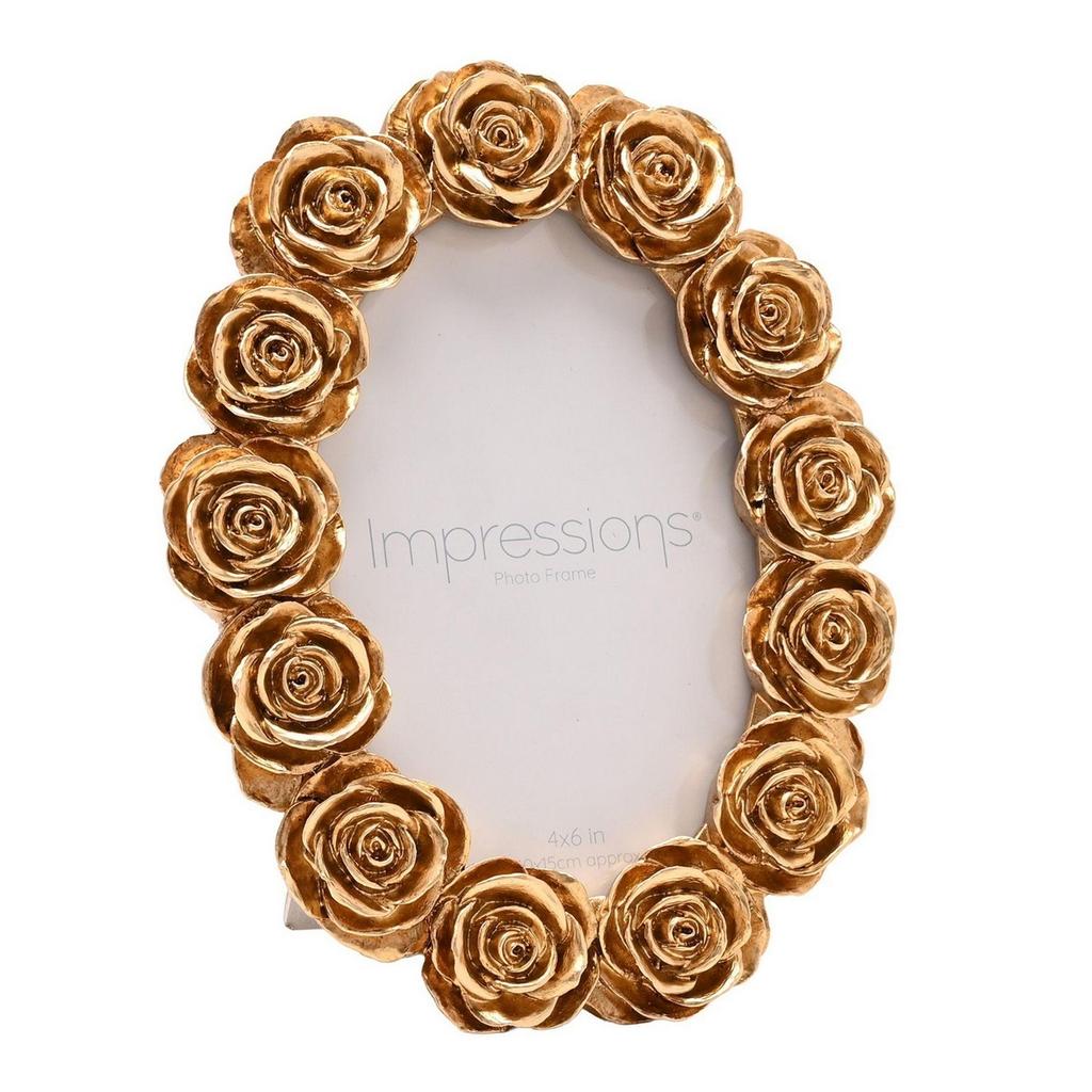 Widdop Impressions Żywiczna Ramka na Zdjęcie z Różą