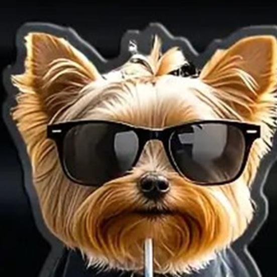 Hund Auto Lufterfrischer Clips Leichte Acryl Rinder Lüftungsschlitzklemme Hund Auto Ornamente Mops Tier