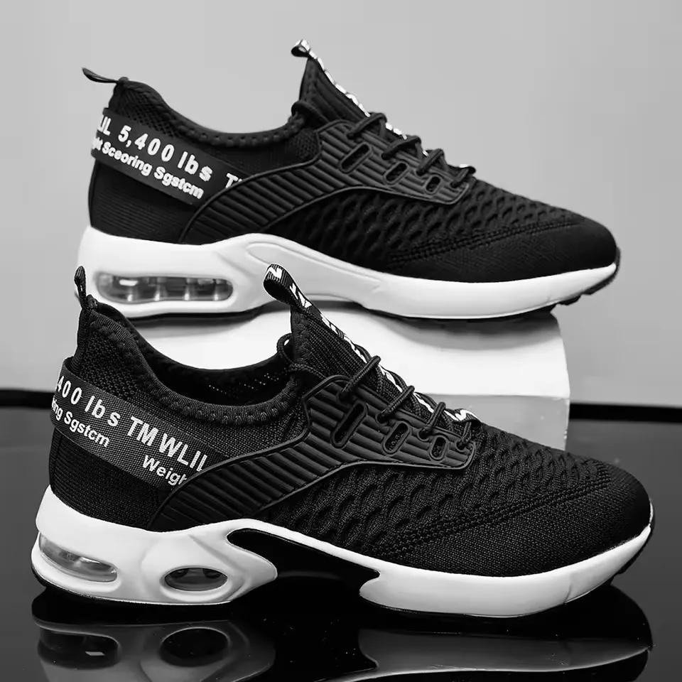Men Vulcanized Walking Running Shoes Lightweight Tennis Shoes Breathable Fashion Sneakers Suitable for Mens Outdoor Activities