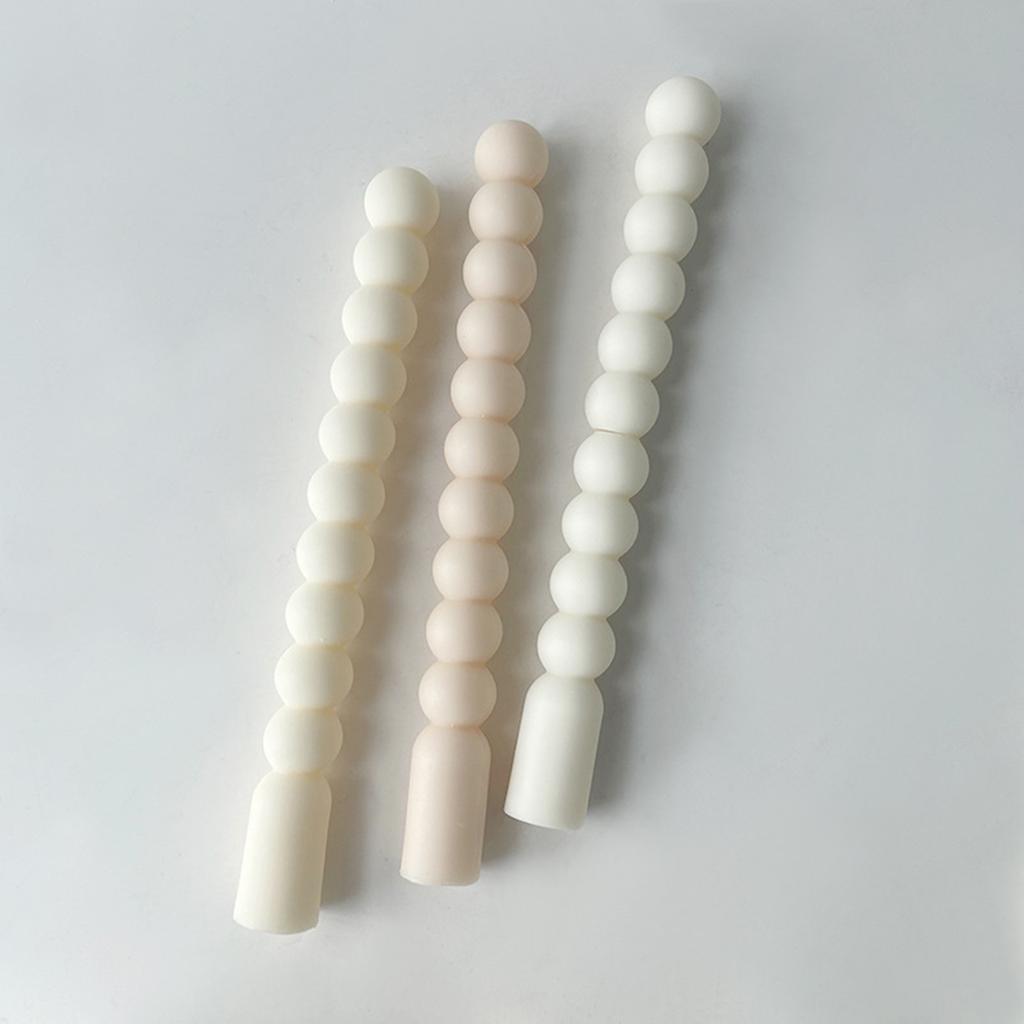 Bubble Pillar Candle Silicone Mold for Making Candle Plaster Desk Ornament Home Decorations