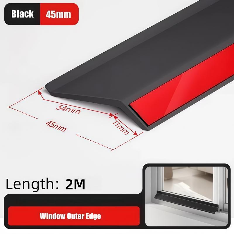 2 Meter Silicone Window Rain/Water Barrier Strip – Effective Water Blocker