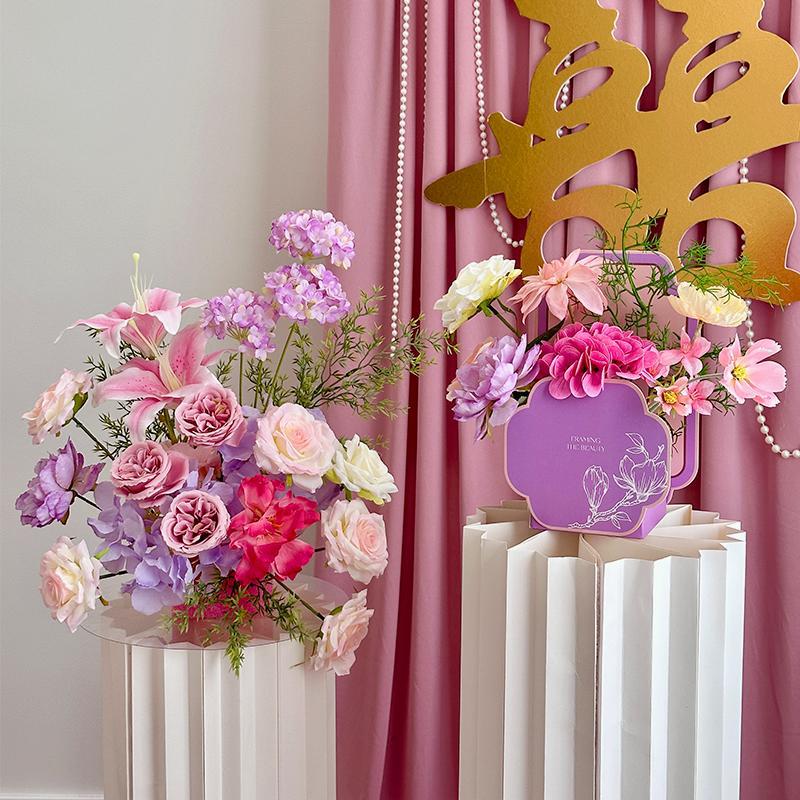 Mori-Style Artificial Floral Arrangement for Weddings & Dining Tables