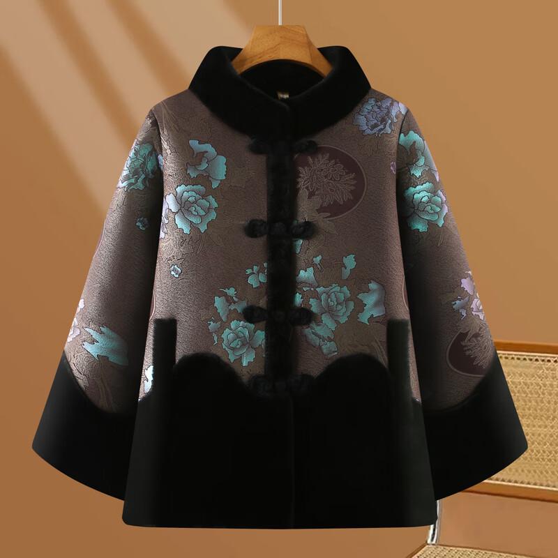 Women's Chinese Style Padded Winter Jacket for Elderly