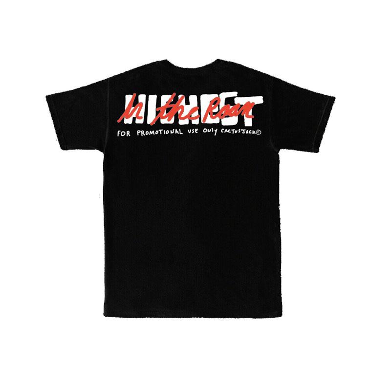 

Summer Cactus Jack T Shirt Men Women 100% Cotton Print T-Shirts HIGHEST IN THE ROOM Letter Print Tee Shirt Hip Hop Tops 4XL