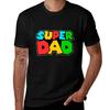 Super Dad Tshirt All Match Basic Short Sleeve Top
