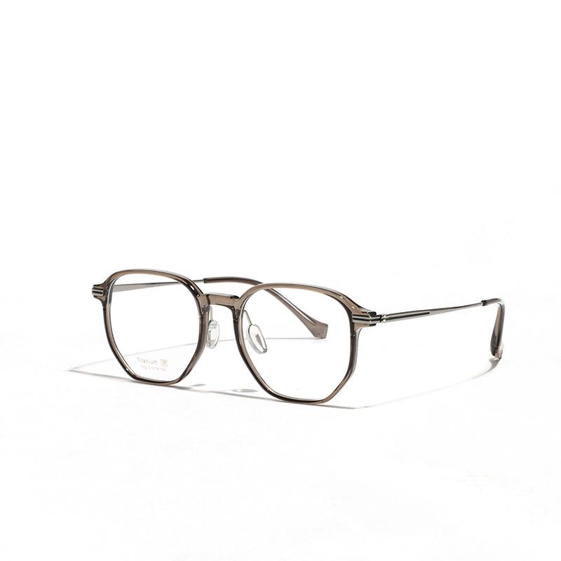 Square Glasses Retro Myopia Glasses Frame Women'S Tr90 Pure Titanium Literary Glasses Frame Men'S Literary Flat Glasses