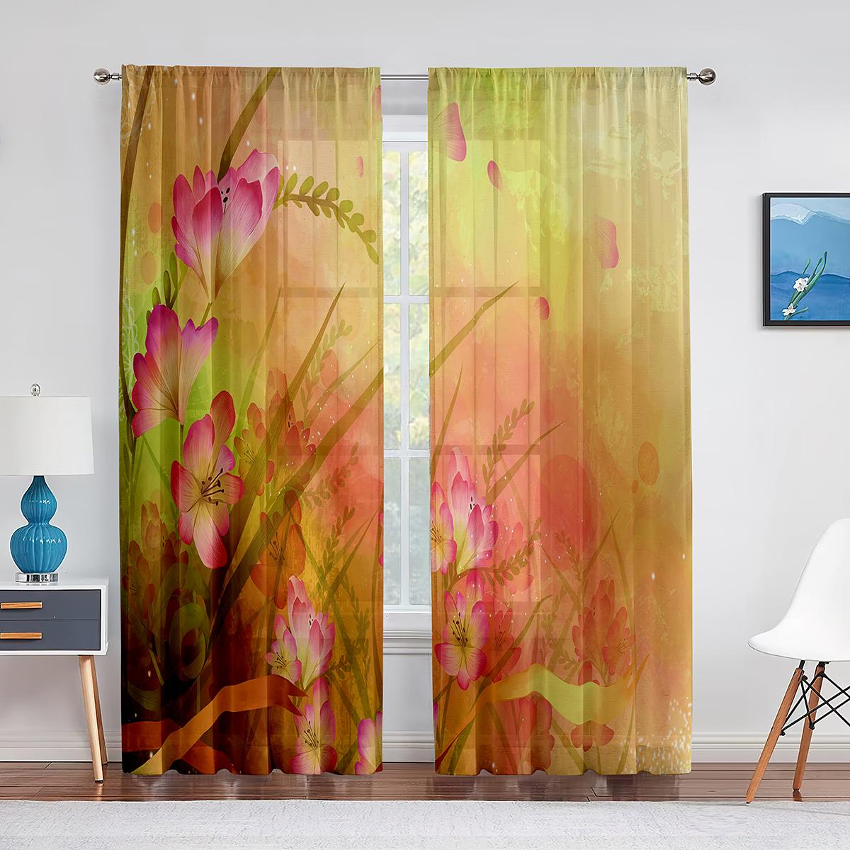 Романтическая роза с цветочным принтом — фото 9