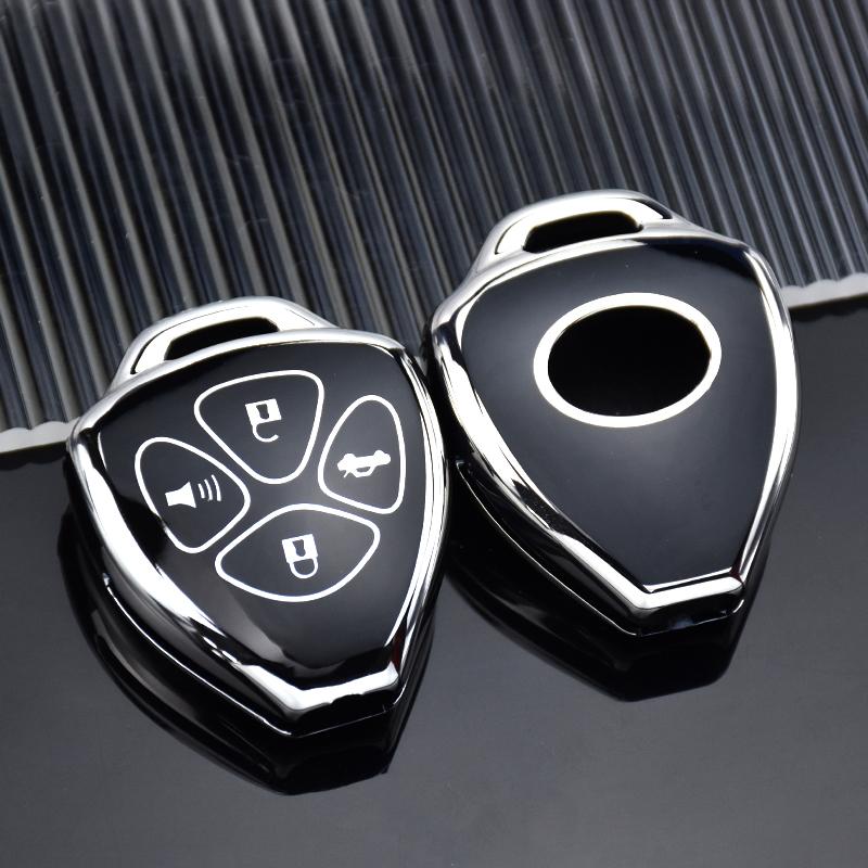 2 3 4 Pulsanti TPU Copertura Chiave Auto Telecomando Guscio Borsa per Toyota Avalon Corolla Camry RAV4 Crown Reiz Venza Matrix Custodia Accessori