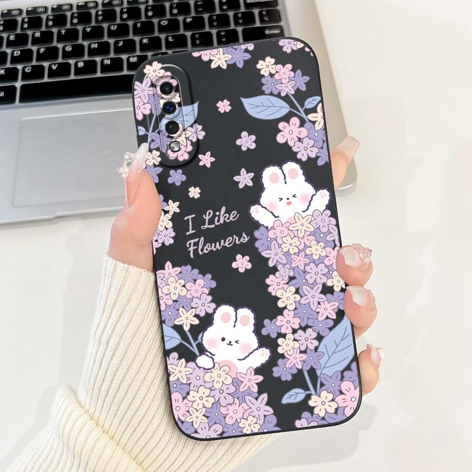 Protector Cover For Samsung Galaxy A50 Case Floral Animals Silicone Soft Coque for Samsung A50 SM-A505FN Case Phone Bags