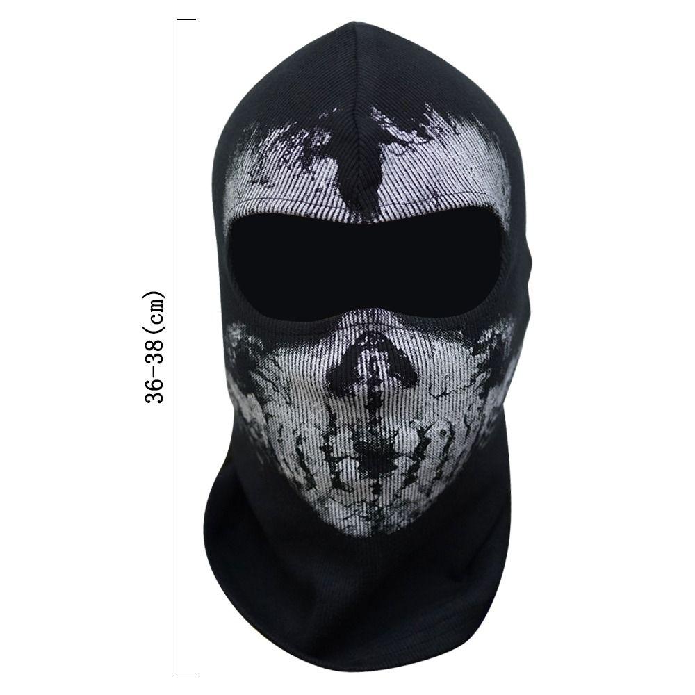 Máscara 3D Sem Costura Protetor Solar Máscara de Halloween Máscara de Festa Prática Ciclismo