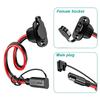 1/2Sets SAE Quick Connector Harness SAE Adapter Male Plug to Female Socket Cable 12AWG SAE Extension Cable Waterproof ForCharger