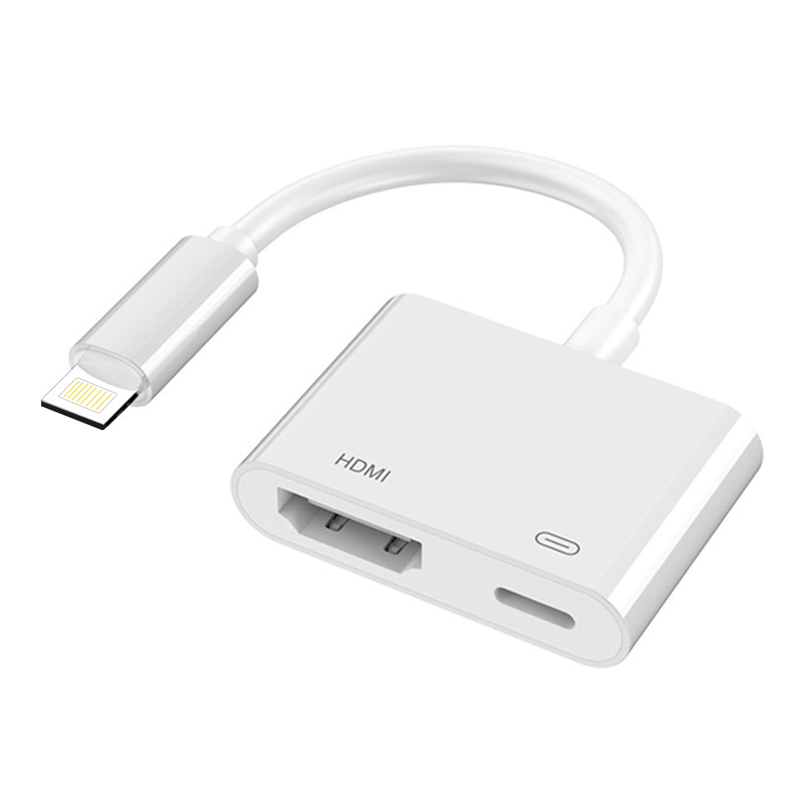 

iPhone HDMI Lightning Conversion Cable TV Большой экран Без задержки Не требуются настройки Не требуется приложение Не требуется источник питания Lightning Digital AV Adapter Easy