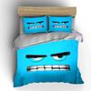 Blue Three-Piece Set For Decoration Exquisite Three-Piece Bedding Set Gift For Kids And Adults