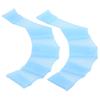1 Pair Swimming Handcuffs Flippers Silicone Swimming Finger Webbed Gloves Swim Palm FingerBlue M