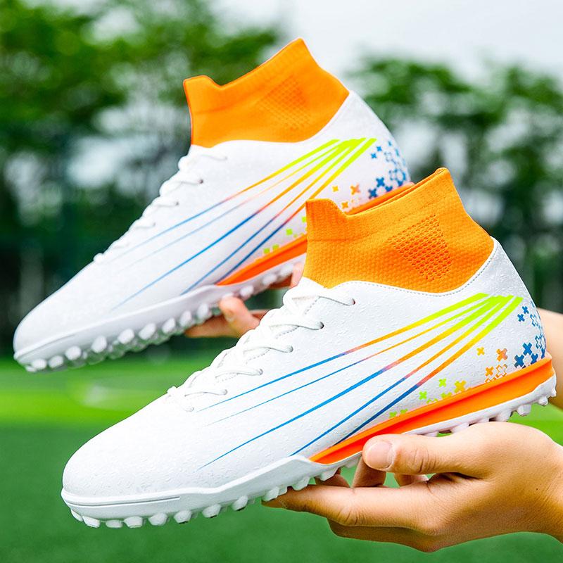 Men Professional Society Football Boot TF/FG Artificial Grass Training Soccer Shoes Student Football Shoes for Teen