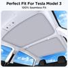 Pare-soleil pour Tesla Model Y 2026 Modèle Juniper Model 3 Highland Ventouse Magnétique Pare-soleil Toit Ouvrant Garder au Frais Isolation Thermique
