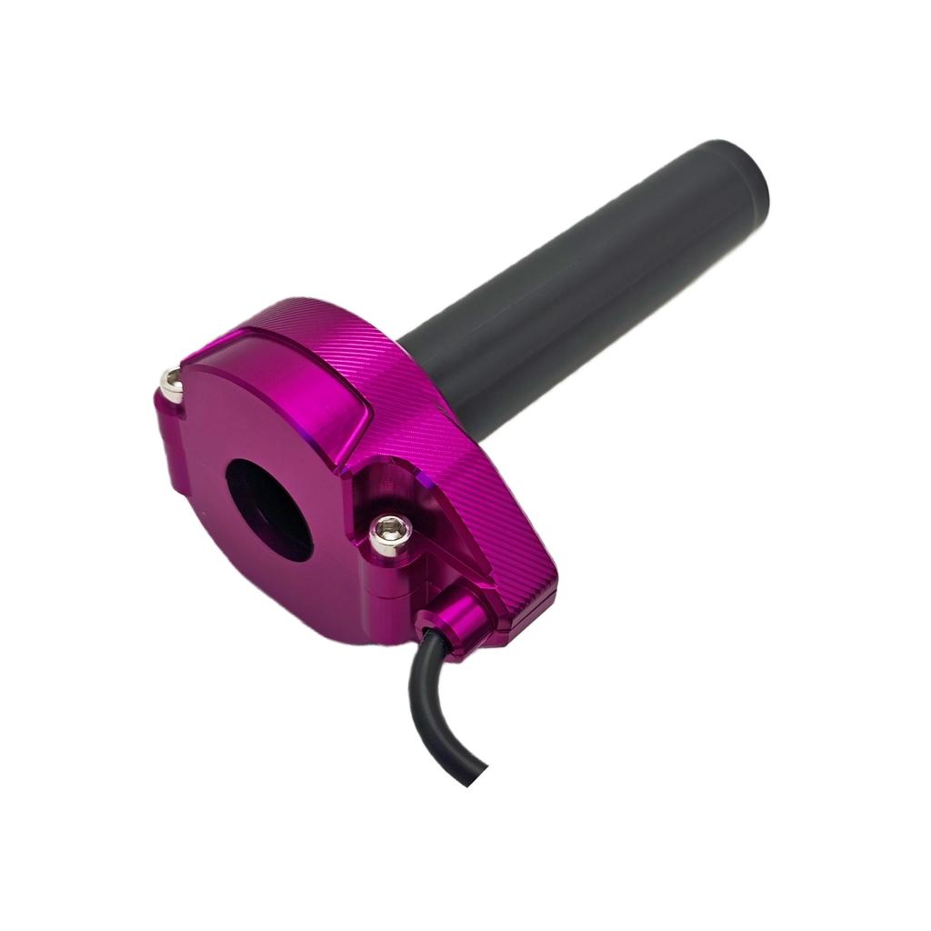 Colorful CNC Ebike Surron Style Full Twist Throttle with Hand Grips SM 3pin Plug 36V 48V 52V 60V 72V Electric Bicycle