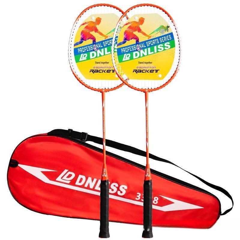 Green Mantis Durable Alloy Badminton Racket Set