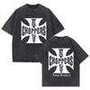 Paul Walker tričko West Coast Choppers Vintage vyprané tričko Pánské Dámské Hip Hop streetwear Oversized krátký rukáv Bavlněná trička