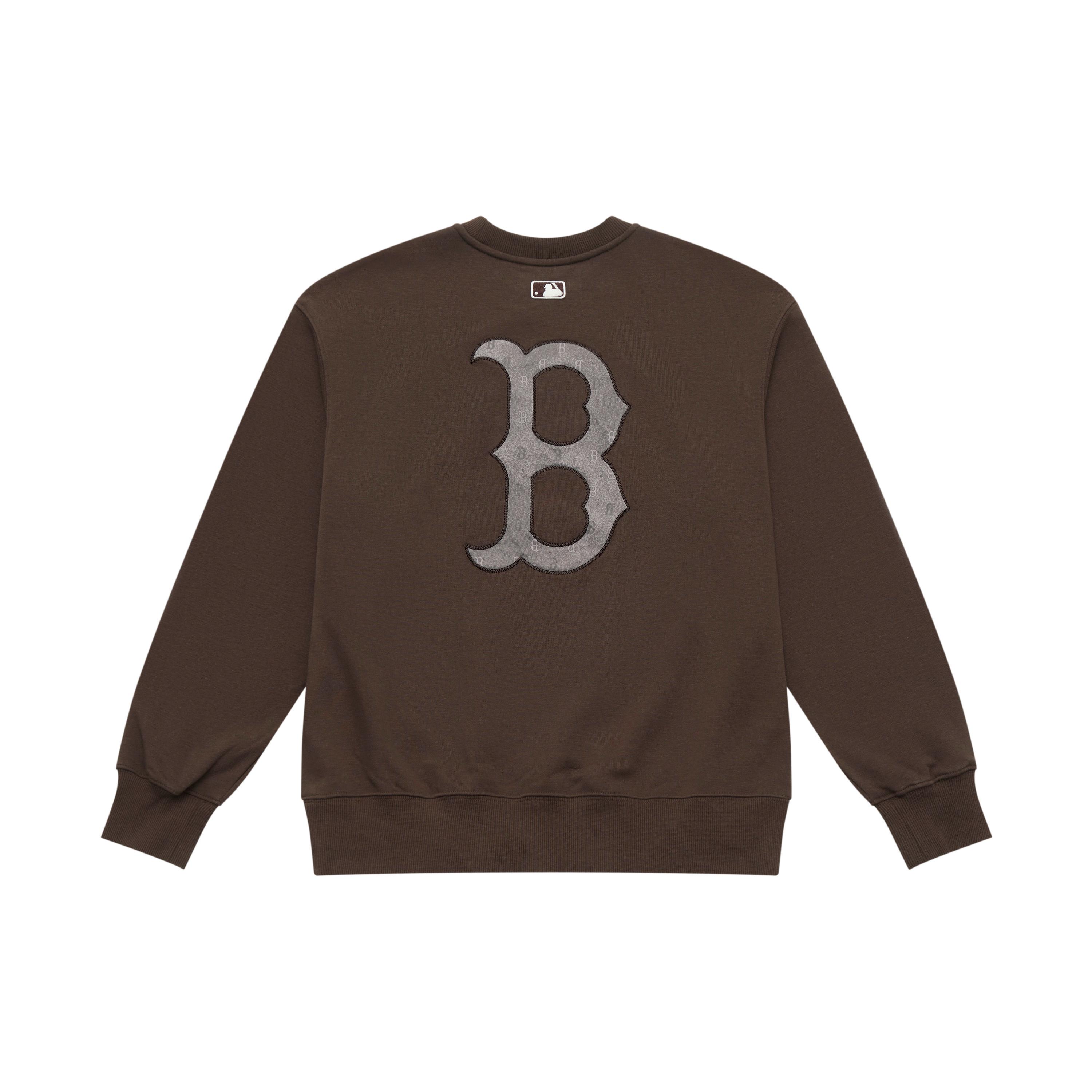 MLB MONOGRAM Collection Basic Boston Red Sox 25FW Sweatshirt Unisex Standard Brown 3AMTM0654-43BRS XS