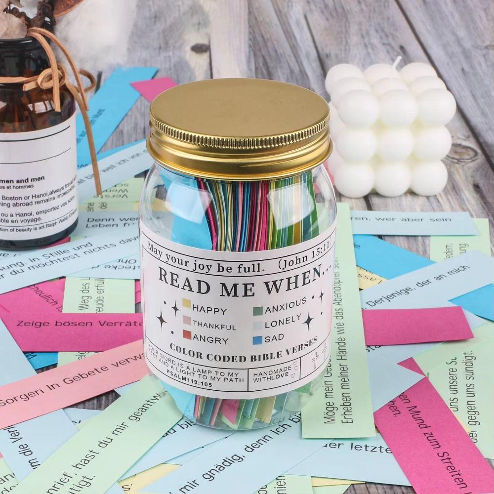 Creative Read Me When Bottle Emotions Feelings Christian Jar Cards  Reading Christmas