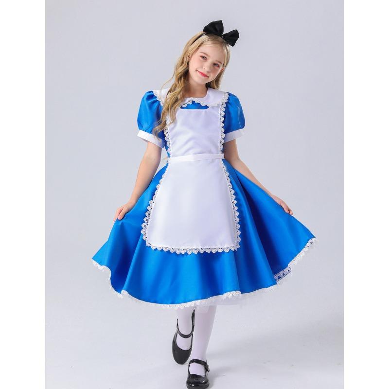 New parent-child clothing, Alice in Wonderland Blue Ranch, Wizard of Oz heroine Dorothy photography clothing