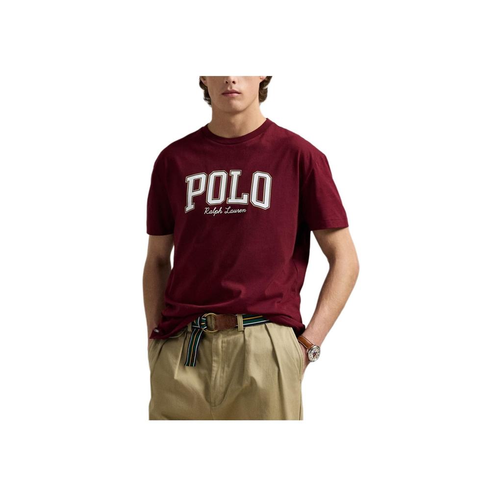Polo Ralph Lauren Classic Fit Logo Knit T-Shirt Men Tops Red 710981152-005