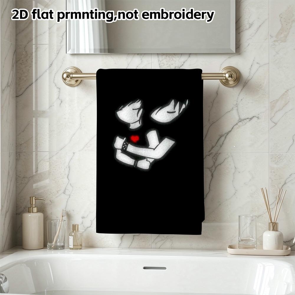 Hugging Couple Heart Soft Daily Towel